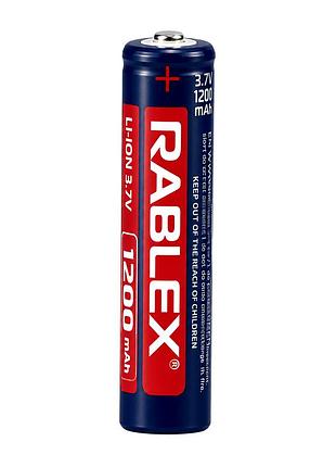 Акумулятор li-ion 18650 1200mah 3.7 v для електроніки модель rablex