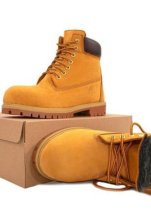 Черевики зимові чоловічі timberland boots winter ❄️ хутро