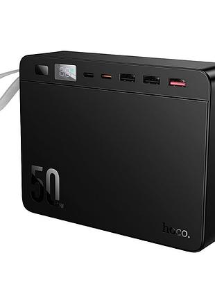 Power bank hoco j166 carretera 50000mah 20w usb-c led ліхтар чорний