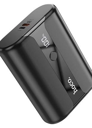 Power bank 10000mah 20w pd qc3.0 usb-a type-c черный hoco q3 pro