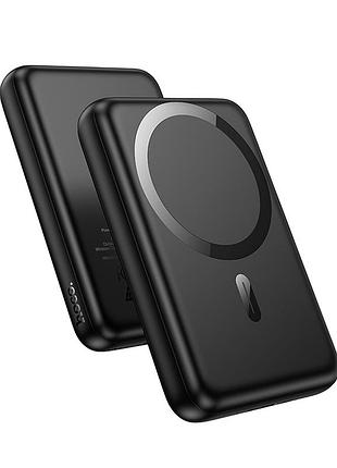 Power bank hoco j141 grace 10000mah 20w usb-c беспроводная зарядка черный
