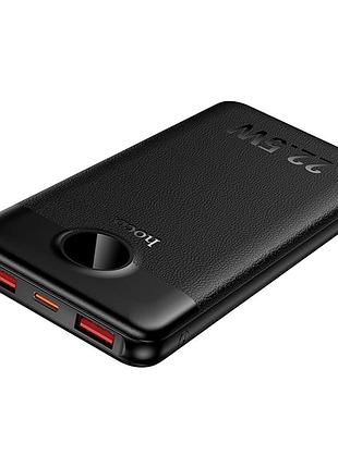 Power bank hoco j172 precision 10000mah 20w usb-c 22.5w usb-a led дисплей черный