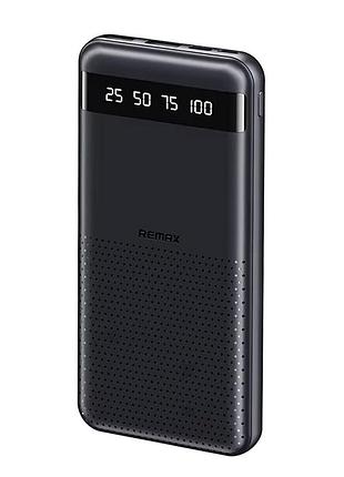 Power bank remax rpp-10 hintom 10000mah 2.4a черный для смартфонов abs pc