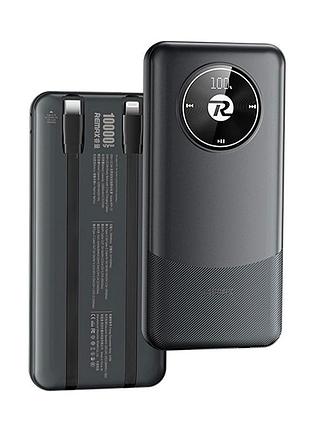 Power bank remax rpp-37 10000mah 20w 22.5w type-c lightning черный