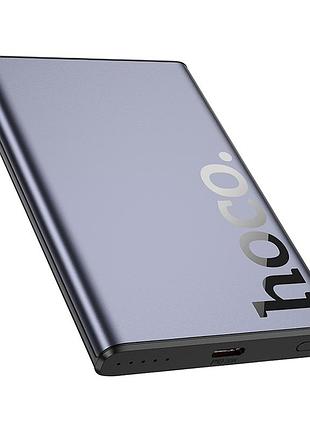 Power bank hoco q32 bird 5000mah pd20w с беспроводной зарядкой usb-c серый огнестойкий корпус