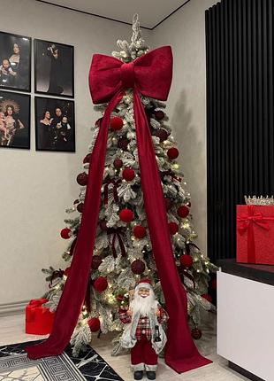 Бант на елку 🎀🎀🎀🎄🎄🎄 хит декорирования