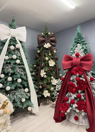Бант на елку 🎀🎀🎀🎄🎄🎄 хит декорирования 5