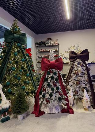 Бант на елку 🎀🎀🎀🎄🎄🎄 хит декорирования 8