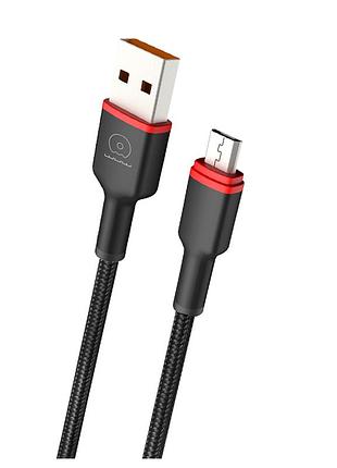 Кабель usb micro 1м черный для зарядки data cable wuw x203