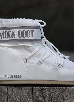 Дутики moon boot white женские 4
