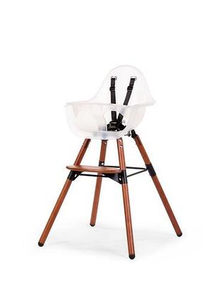 Стільчик для годування childhome evolu 2 nut/frosted столик у подарунок