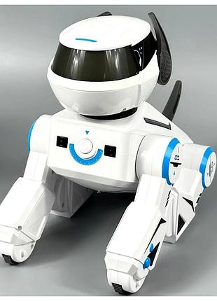 Робот-собака на радіокеруванні з bluetooth-колонкою висота 24 см довжина 25 см s-cyberdog bg 1544 білий