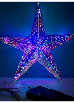 Светодиодный ночник 30 см usb белый пластик для освещения star