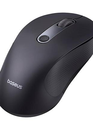 Бездротова миша ергономічна baseus f02 bluetooth 5.0 4000 dpi чорна