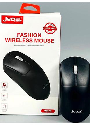 Беспроводная мышка jedel w923 2.4 ghz 3 кнопки черный для пк и ноутбука