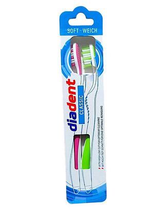 Зубная щетка diadent classic soft 2 шт. 2312