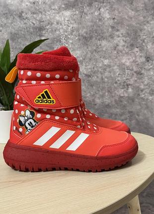 33.5р 34р , нові дитячі черевики adidas winterplay x disney  на дівчинку