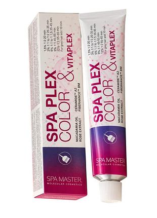 Крем-краска spa master spa plex темный золотисто-янтарный блонд 6/34 gс 100 мл 3796