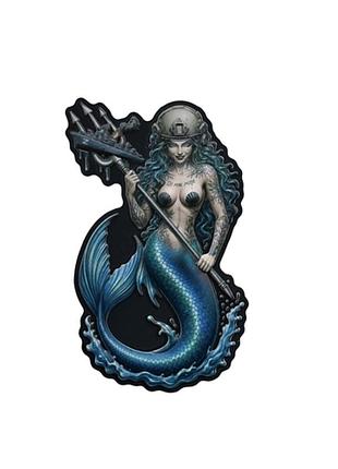 Пвх патч (шеврон) “tactical girl - mermaid”