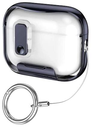 Чехол для airpods pro 2 прозрачный пластиковый deexe crystal color