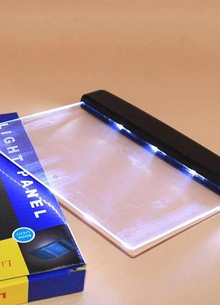 Компактная led-панель для подсветки книг с питанием от батареек aaa