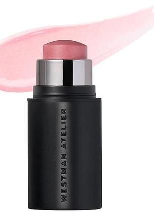 Хвйлайтер westman atelier mini petite lit up glassy gel highlighter stick