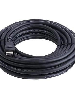 Кабель hdmi 1.4v 10м черный для передачи видео и аудио сигнала hdmi-hdmi