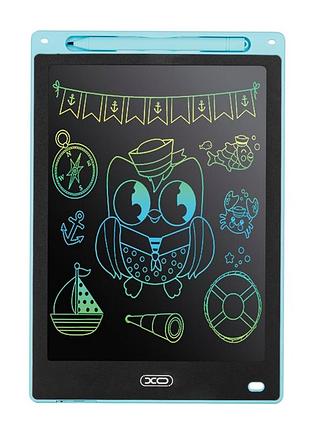 Доска для рисования lcd 10 дюймов синий пластик для творчества модель xo v01