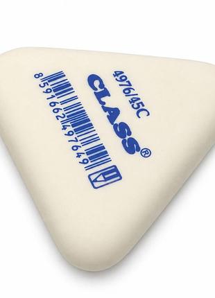 Канцелярский ластик мягкий 4976/45c треугольный белый
