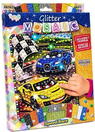 Креативна творчість "блискуча мозаїка speed ​​race" бм-04-06 серії "glitter mosaic"