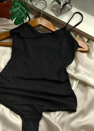 Базовый черный боди intimissimi 2