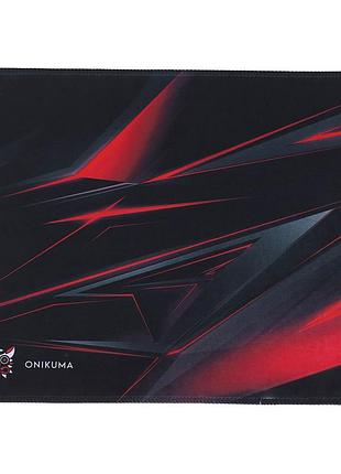 Коврик для мышки 350x300x2mm черный резина ткань onikuma mp002