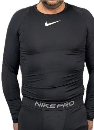 Оригінальний компресійний комплект nike pro dri-fit (розмір l) / рашгард та тайтси лосини одним лотом
