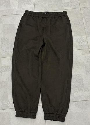Штаны джогеры zara вельветовые xl