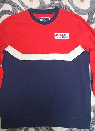 Світшот чоловічий jack&jones core червоний