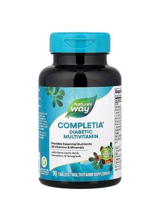Мультивітаміни nature's way completia diabetic multivitamin для дорослих