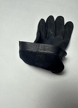 Шкіряні перчатки без підкладки 2