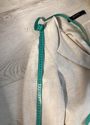 Піджак 100% льон zara 7