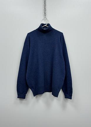 Вінтажний шерстяний гольф светр polo by ralph lauren wool vintage turtle neck sweater blue