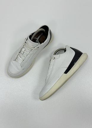 Шкіряні кросівки bally avyer low-top leather sneakers white/black