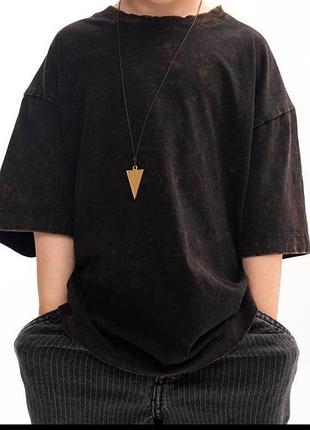 Футболка дитяча унісекс oversize чорна