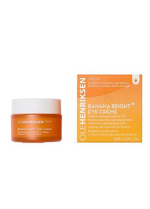 Освітлювальний крем для шкіри навколо очей olehenriksen banana bright+ vitamin c eye crème for dark circles 15 ml