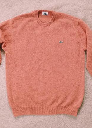 Светр lacoste 100% вовна l 8