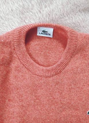 Светр lacoste 100% вовна l 5