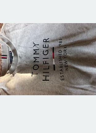 Світшот чоловічий tommy hilfiger сірий 3