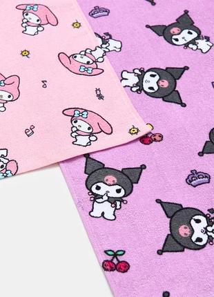 Рушники дитячі набір hello kitty kuromi