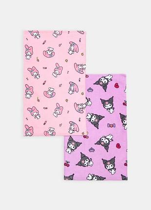 Рушники дитячі набір hello kitty kuromi 2