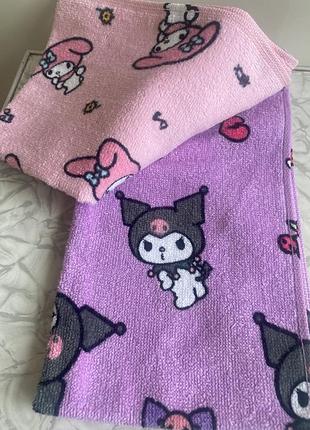 Рушники дитячі набір hello kitty kuromi 5