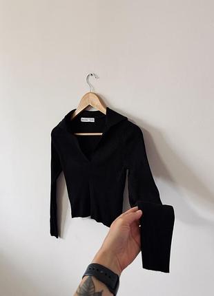Базова кофтинка в рубчик bershka🌿 2