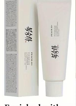 Крем для обличчя peach jo+ rice water sensitive isolation natural cream